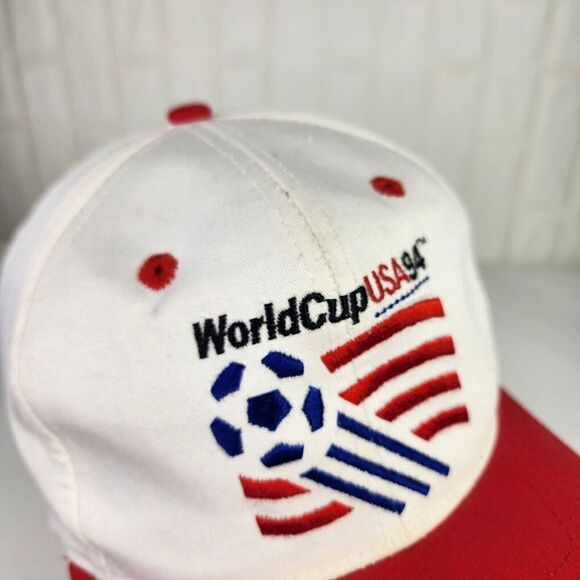 VTG Logo Athletic World Cup USA 94 Soccer Football 1994 Cap Hat Twins Enterprise - Picture 7 of 12